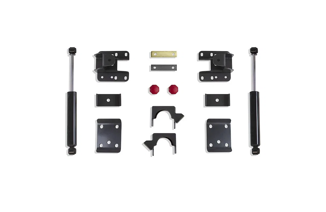 201360 – MAXTRAC Leaf Spring Over Axle Conversion Kit, 5 To 6 Inch Drop With Spring Hanger/ Spring Plate/ Axle Bracke...